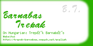 barnabas trepak business card